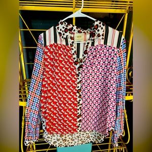 LS collared blouse. Maeve by Anthro